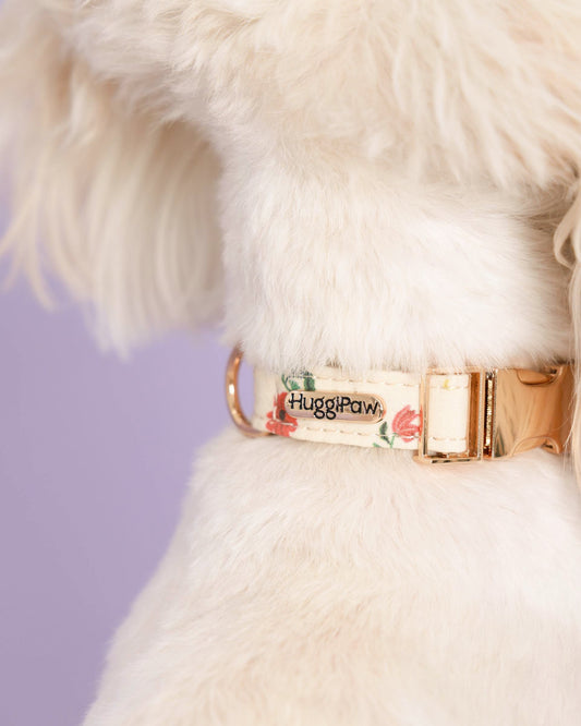 Vintage Fleur Dog Collar