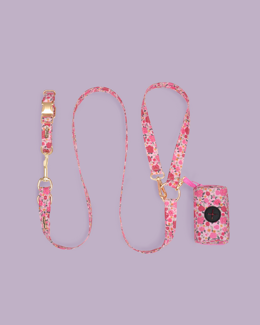 Rosy Bloom Collar Set