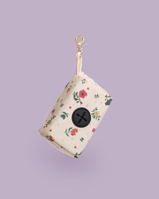 Vintage Fleur Dog Poop Bag