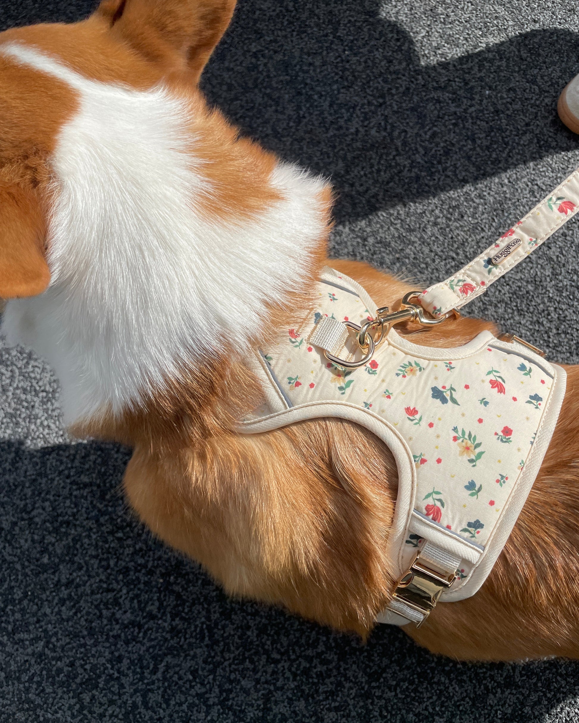Vintage Fleur Dog Harness