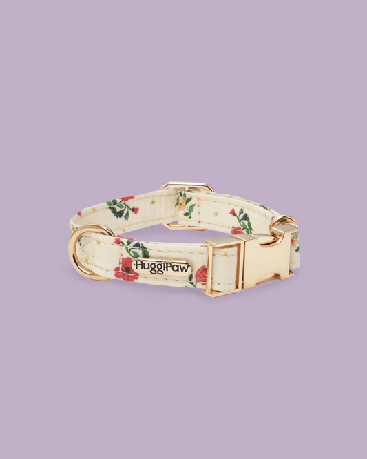Vintage Fleur Dog Collar